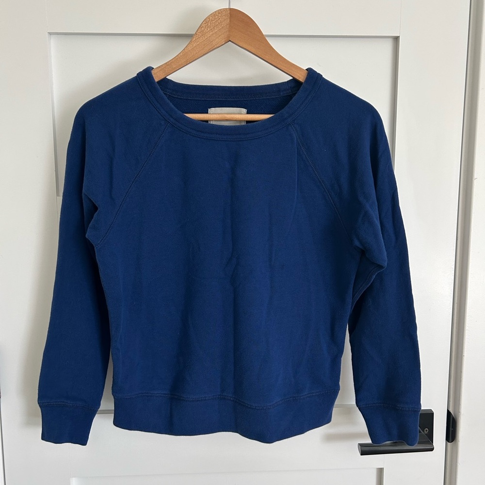 Everlane Lightweight French Terry Crewneck Sweatshirt in Cotton